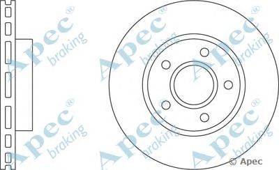 APEC BRAKING dsk684 -  Тормозной диск